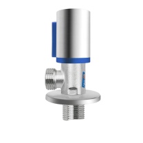 日丰 角阀全铜加厚 冷热水快开三角阀 八字阀 止水阀 RF-1063PC 4分 冷标识角阀