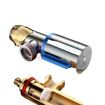 日丰 角阀全铜加厚 冷热水快开三角阀 八字阀 止水阀 RF-1063PC 4分 冷标识角阀