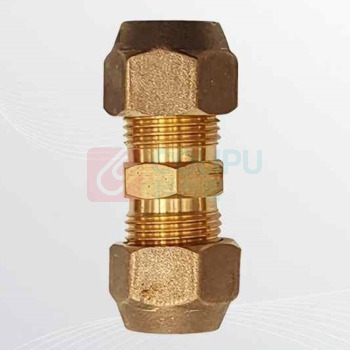 蕴璞 英制铜管对接头 5分 57*6mm