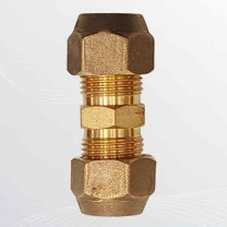 蕴璞 英制铜管对接头 5分 57*6mm