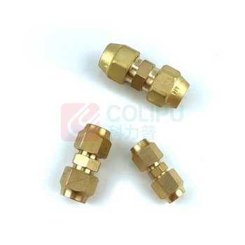蕴璞 英制铜管对接头 3分 49.5*5.3mm