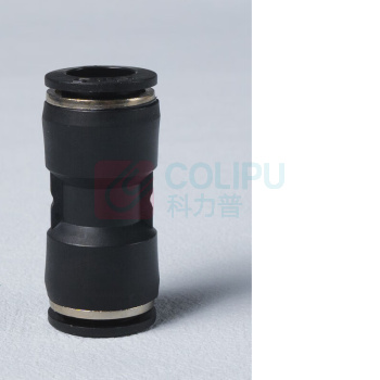 米星 PU直通接头 PU PU-8(20个) (黑色)