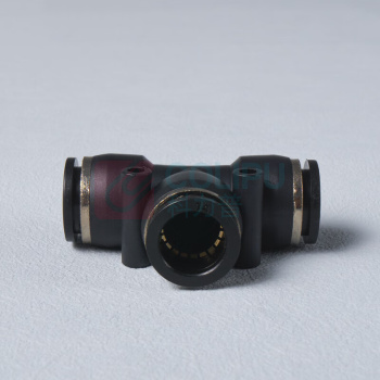 米星 三通气动快速接头 PE PE-8(20个) (黑色)