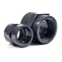 润宏工品 内丝接头 DN100 φ110mm (黑色)