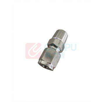 LUERGE 卡套式锥管螺纹直通管接头 L6/R3/8 GB/T3734 材质:304