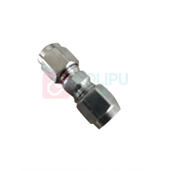 LUERGE 卡套式锥管螺纹直通管接头 L6/R1/4 GB/T3734 材质:304