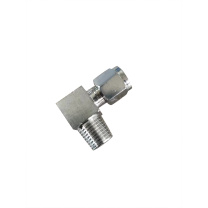LUERGE 卡套式锥管螺纹弯通管接头 L6/R1/8 GB/T3739 材质:304