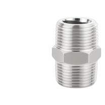 君默 6分不锈钢 六角对丝接头 42*26mm DN20