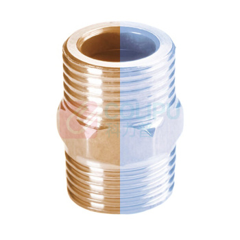 君默 6分不锈钢 六角对丝接头 42*26mm DN20