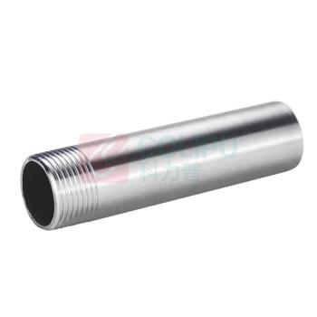鹿悦霆 单头外丝 DN15*100mm(4分) 316L不锈钢 100mm螺纹内接外牙