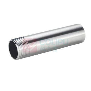鹿悦霆 单头外丝 DN15*100mm(4分) 316L不锈钢 100mm螺纹内接外牙