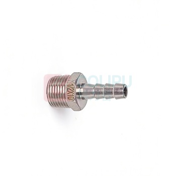 璐克斯 304不锈钢外丝六角宝塔接头 4分-10mm 货期17天