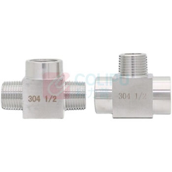 托马拉克 不锈钢内牙三通 接头G1/4" (T型),不锈钢,丝牙直径约12mm