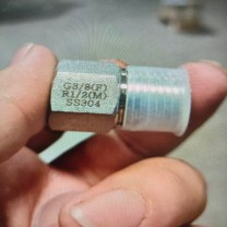 聚集 SS304内外丝转接头 G3/8(F)R1/2(M)