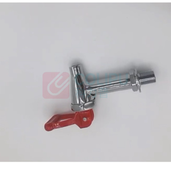 宁上 专业铜开水炉热水龙头开水器热水嘴 红把电镀4分水嘴 加厚 4分接口
