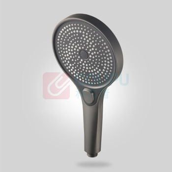 广鑫优品 枪灰色手持淋浴喷头 4分 508型 直径 13cm