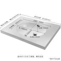 TOTO 卫浴台盆陶瓷面盆台下盆龙头套装 LW546台盆+TLS04301龙头 (07)