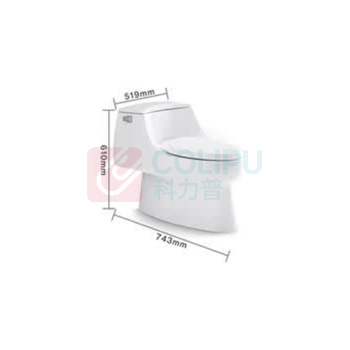 科勒 KOHLER 圣拉菲尔马桶 305坑距 适用305-390mm 743mm*519mm*610mm (白色) 五级旋风虹吸冲水