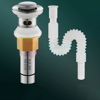 力航 不锈钢脸盆下水器 32mm.DN25