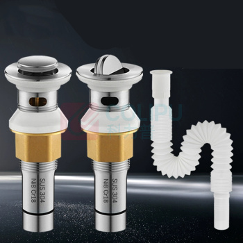 力航 不锈钢脸盆下水器 32mm.DN25