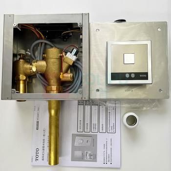 TOTO 蹲便感应器 DDCE602UE 130*130*62mm 手按冲洗面板总成 主体塑料材质