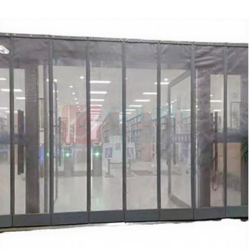 罗德力 磁吸透明软门帘 50*230cm-厚1.6mm (灰色)