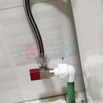 安赛瑞 304不锈钢波纹管 450040 长度:80cm 管体直径16.5mm 接头:4分内螺丝纹接口/直径20mm (304一体焊接加密管)
