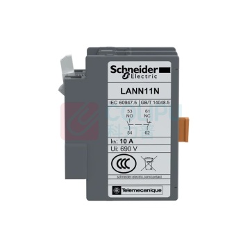 施耐德 Schneider 交流接触器 触头附件LC1N LANN11N 辅助触点 一开一闭