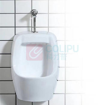 好亿家 HAOYIJIA 挂墙小便斗小便池工程工业厕所卫生间小便器带弯前排水防臭小便器 壁挂式 