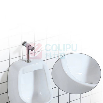 好亿家 HAOYIJIA 挂墙小便斗小便池工程工业厕所卫生间小便器带弯前排水防臭小便器 壁挂式 