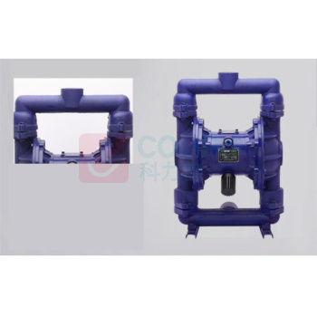 润宏工品 气动隔膜泵 QBY-40 铸铁+特氟龙 (蓝色)