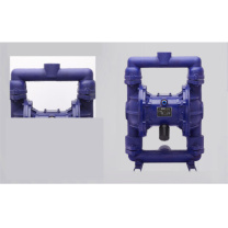 润宏工品 气动隔膜泵 QBY-40 铸铁+特氟龙 (蓝色)
