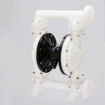 润宏工品 气动隔膜泵 QBY-50 塑料+特氟龙 (白色)