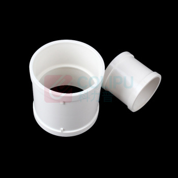 也特 PVC排水管道直通配件 110mm 直通 (白色)