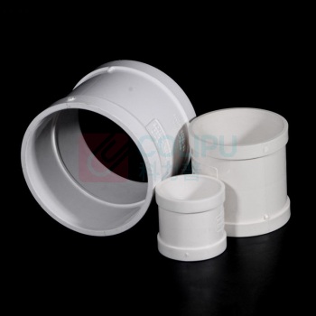 也特 PVC排水管道直通配件 110mm 直通 (白色)