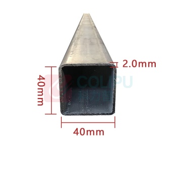 顺尊达 黑方管方钢架子方矩形管方通焊接钢管 40*40*2.0mm 1米长