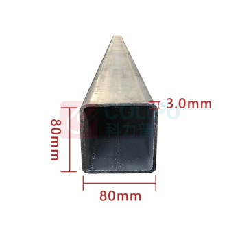 顺尊达 黑方管方钢架子方矩形管方通焊接钢管 80*80*3.0mm 6米长