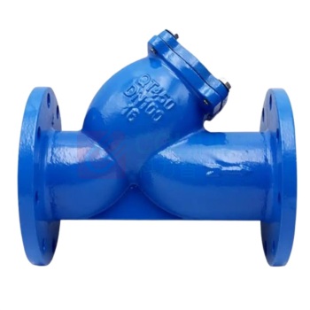 良工阀门 Y型过滤器 DN100 PN16 材质:球墨铸铁,长度:300mm,孔数:国标8孔