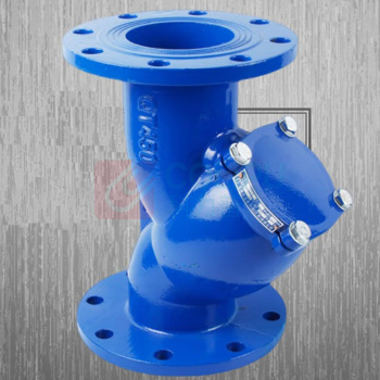 良工阀门 Y型过滤器 DN100 PN16 材质:球墨铸铁,长度:300mm,孔数:国标8孔