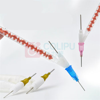 金士达 Y型点胶阀/节流止漏阀/针式阀/AB胶开关阀滴胶阀/机用断胶器 0.8mm尖塞短尾Y型阀*100个