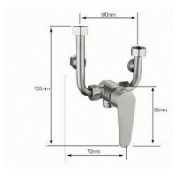 万和 VANWARD 电热水器混水阀 100mm*70mm*155mm 适用万和
