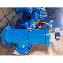 远大阀门 液动排泥阀 J744X-16-DN400 阀体HT200,橡胶密封,2Cr13轴,配电磁阀,适进介质:水 温度小于80度
