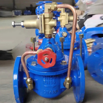 加能 QT450水力控制阀 500X-16Q-DN300 DN300 法兰连接接口 球墨铸铁阀体 公称压力16bar 适用温度<70℃ 运费另议