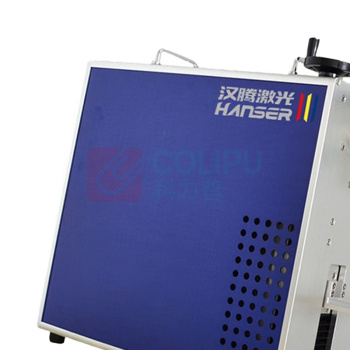 汉腾激光 小型便携式光纤激光打标机 HTF20T 20W出口配笔记本款 金属铭牌镭射雕刻机