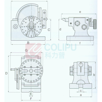 FOWLER 万能分度头 55-623-832 32kg