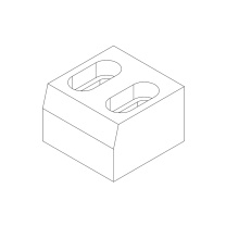 日麟 不锈钢导块 30*30mm ZM015 定制按图加工