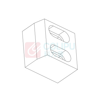 日麟 不锈钢导块 30*30mm ZM015 定制按图加工