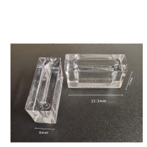 MDNG 硅胶切片模 长22.3*宽8*高11mm 小菱形 一次性模具10个