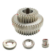 璐克斯 摇臂钻齿轮配件 10054/55/56三联齿轮 Z34/Z41/Z25 货期35天
