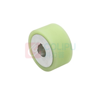 虎轴 滚轮 QAK06-D80-d20-L50-T5 A5052+聚氨酯